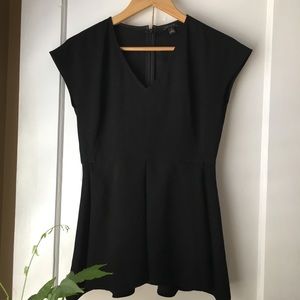 LAST CHANCE Black Ann Taylor Peplum Blouse